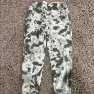 Little Bipsy Green Marble Joggers